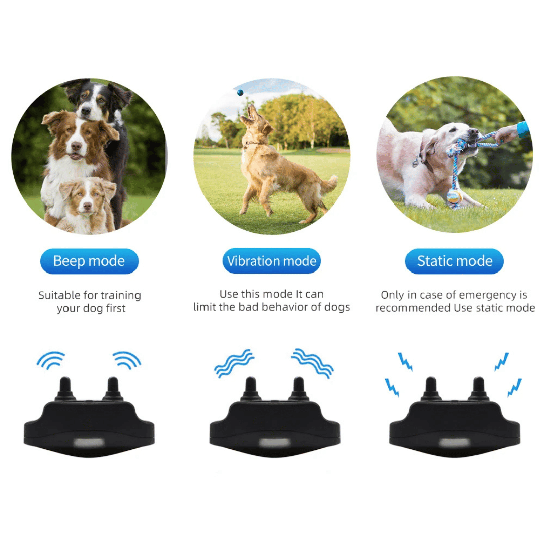 1000m Remote Contolled Dog Training Collar with Shock, Vibration & Beep Modes 7