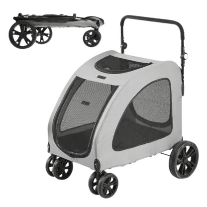 High Strength & Spacious Dog Stroller for Large Dogs up to 72kg 2