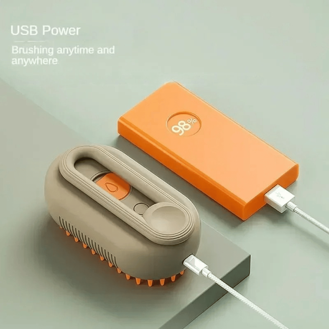 2-in-1 Pet Grooming Brush with Spray Function for Massage and Detangling 6