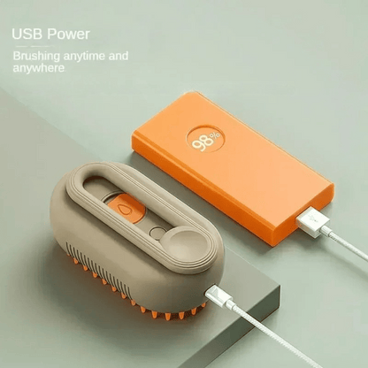 2-in-1 Pet Grooming Brush with Spray Function for Massage and Detangling 6