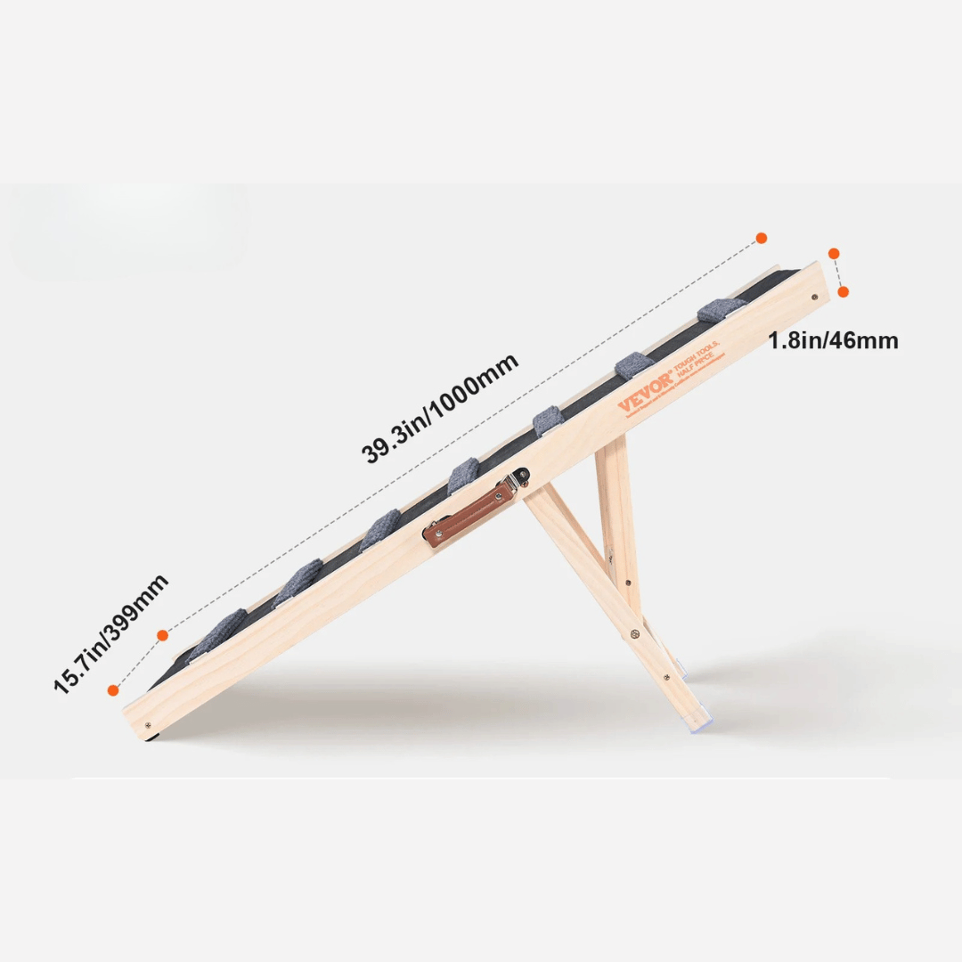 Anti-Slip Wooden Dog Ramp 8