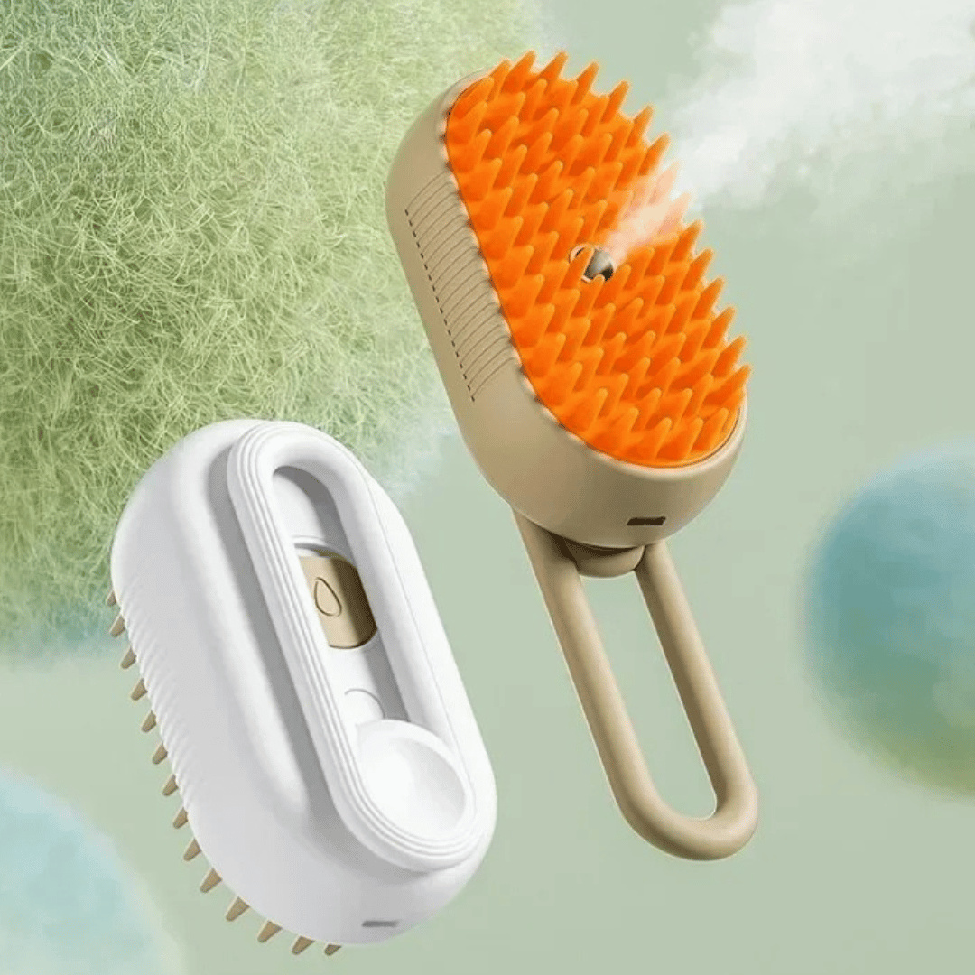 2-in-1 Pet Grooming Brush with Spray Function for Massage and Detangling 4