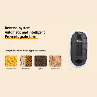 WiFi Connected Automatic Cat Feeder with Smart App Control, Stats & Voice Recorder | Up to 15 Portions / 6 Meals per Day 3
