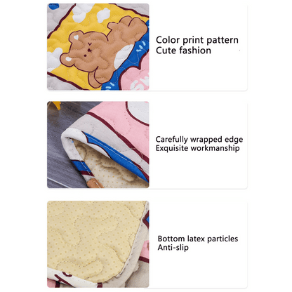 Cute Moisture-Resistant Pet Cooling Mat for Dogs & Cats