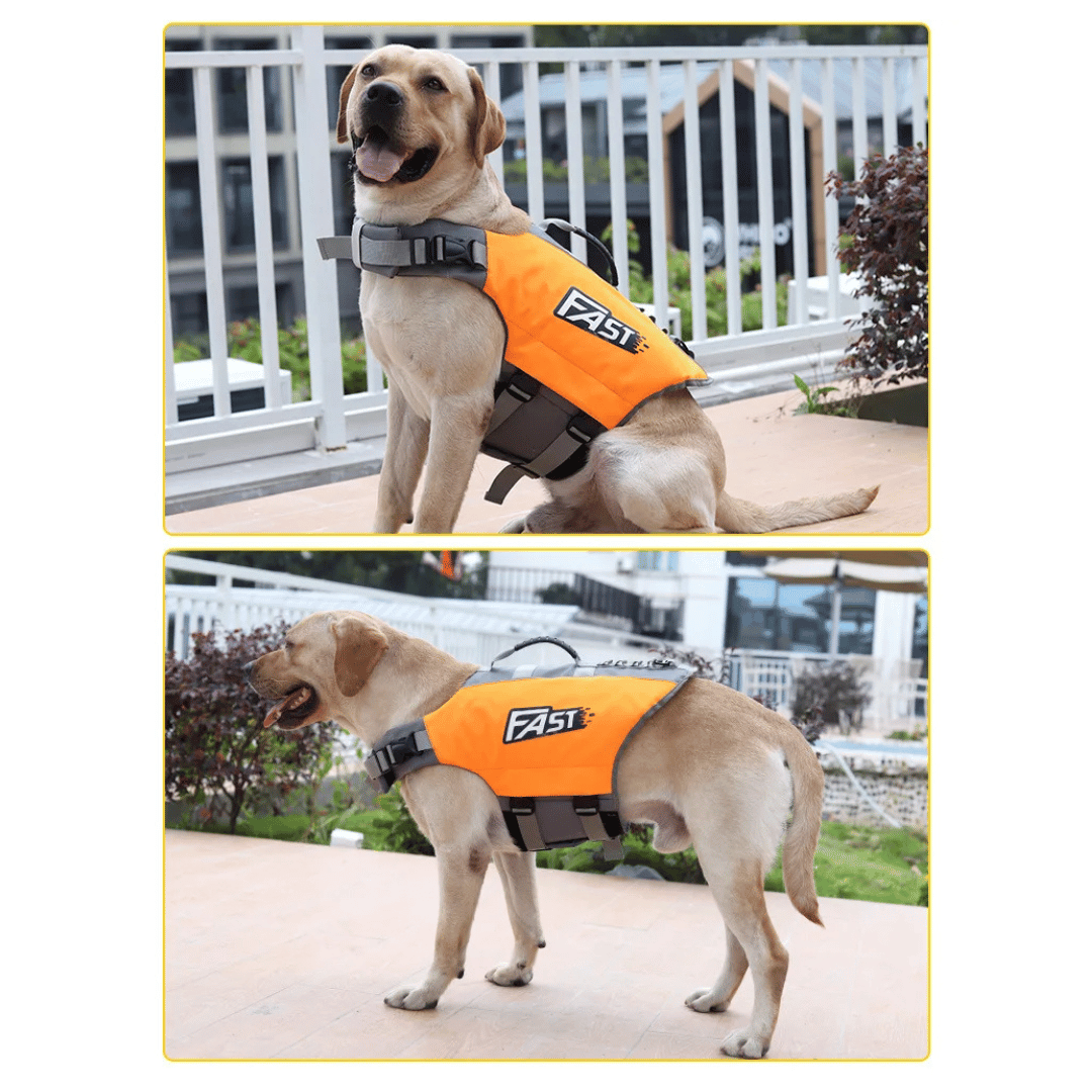 Dog Life Jacket Safety Vest for Swimming | Adjustable & Reflective Dog Swim Vest 12