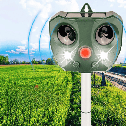 Solar Ultrasonic Animal Repeller for Gardens | Safe Motion-Activated Pest Deterrent for Rodents, Birds, Foxes & Cats 3
