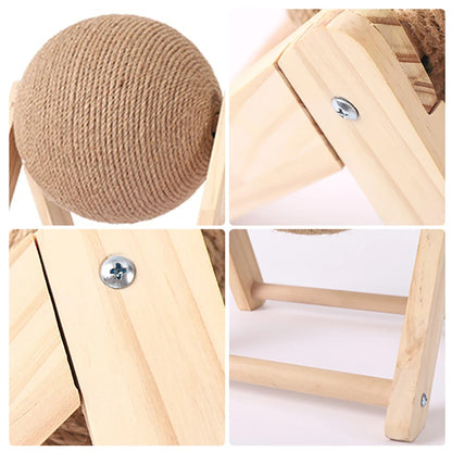 Free-Standing Cat Scratching Ball