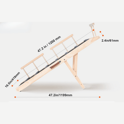 Anti-Slip Wooden Dog Ramp 9
