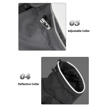 Waterproof Dog Jacket Jumpsuit with Built-In Harness