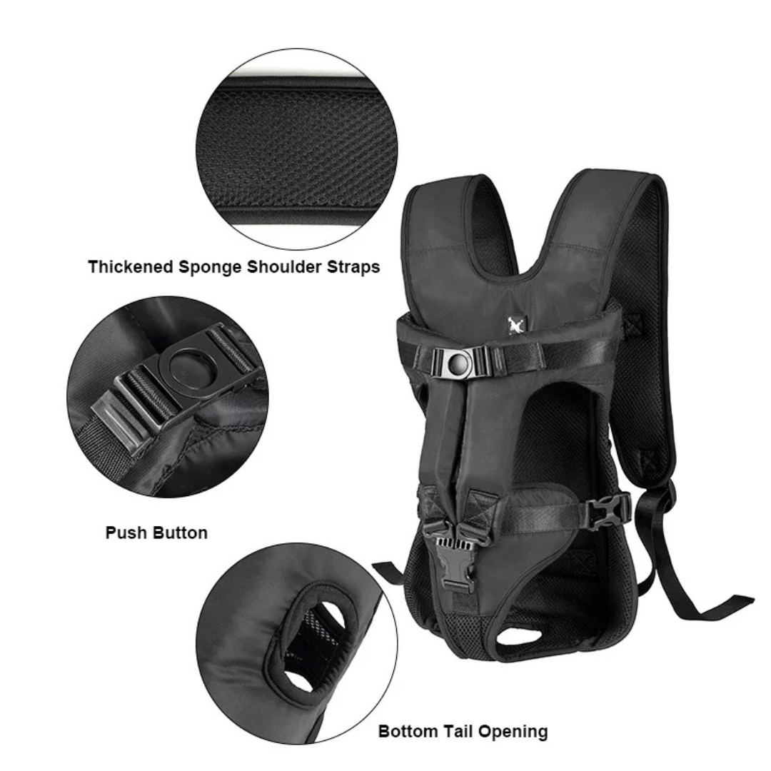 Secure & Comfy Dog Carrier Backpack | Breathable & Fully Adjustable Pet Backpack 19