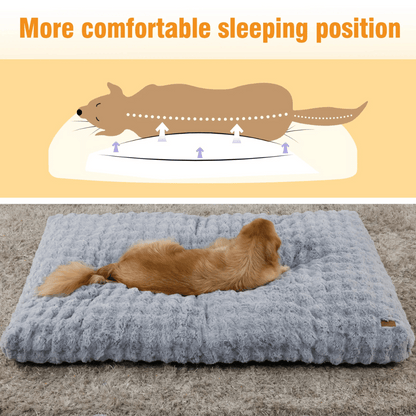 Cloud Comfort Giant & XXL Dog Bed Pillow with Ultra Soft Plush & Washable Cover