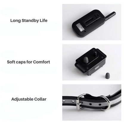 1500m Walkie-Talkie Dog Training Collar for Voice Intercom Control 14