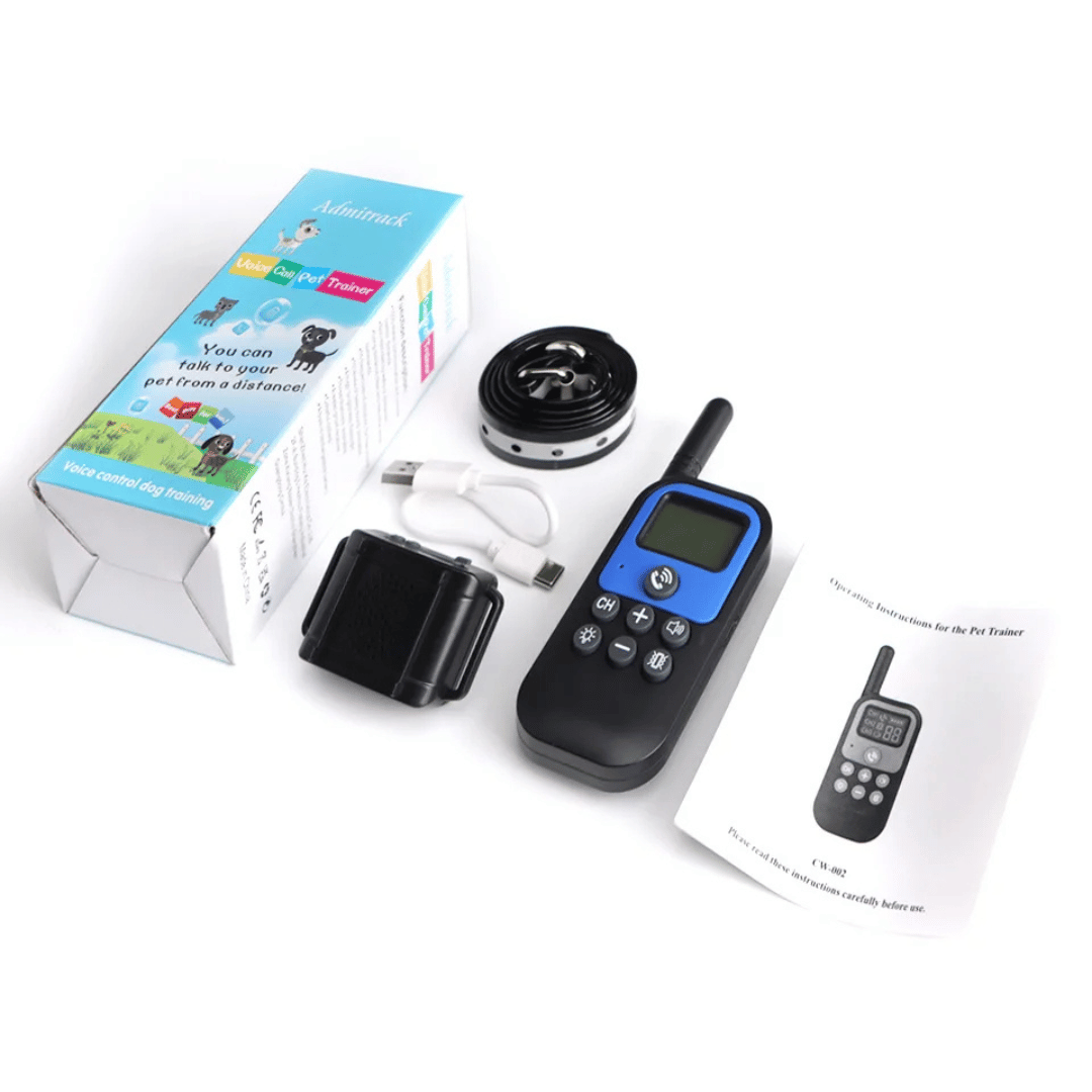 1500m Walkie-Talkie Dog Training Collar for Voice Intercom Control 15