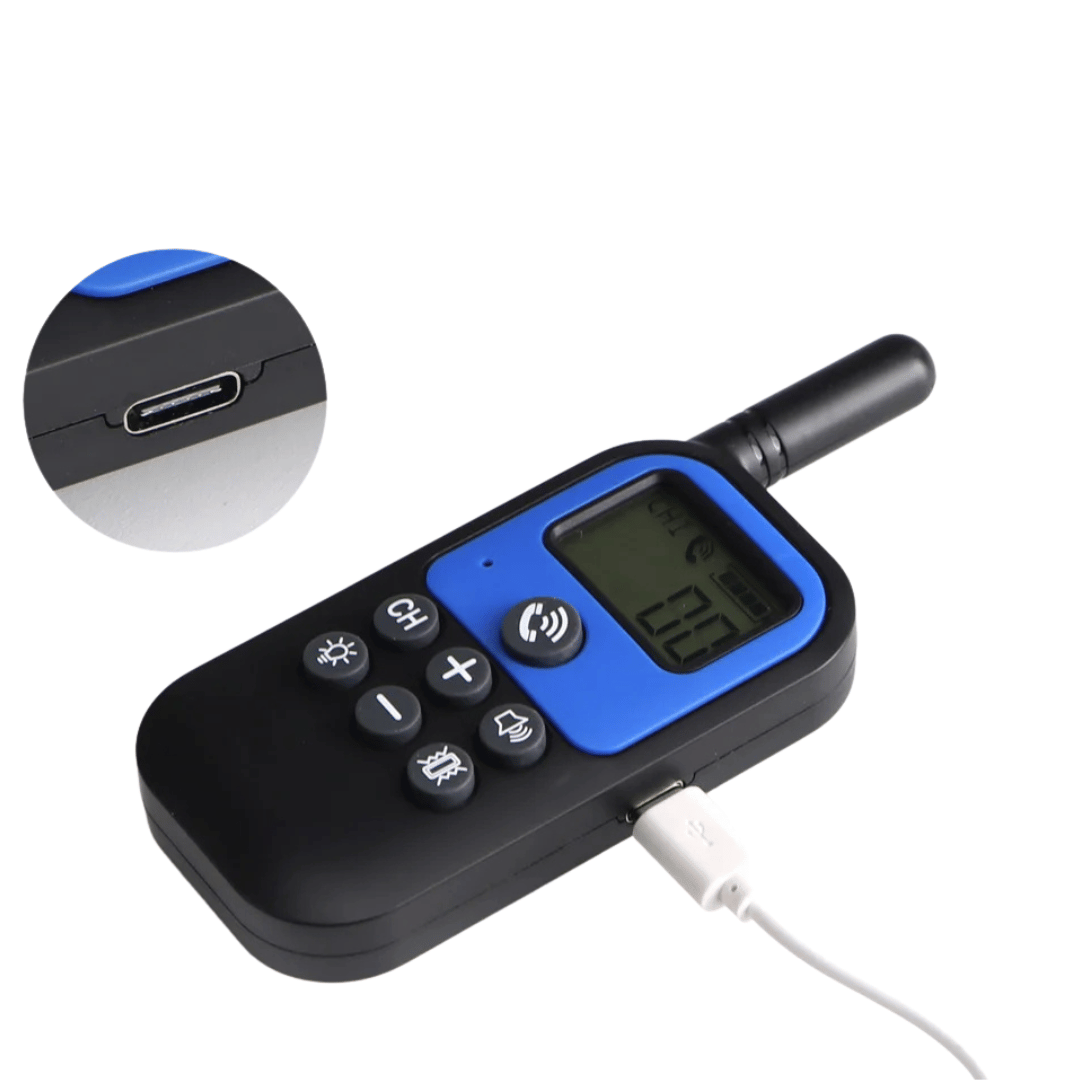 1500m Walkie-Talkie Dog Training Collar for Voice Intercom Control 7