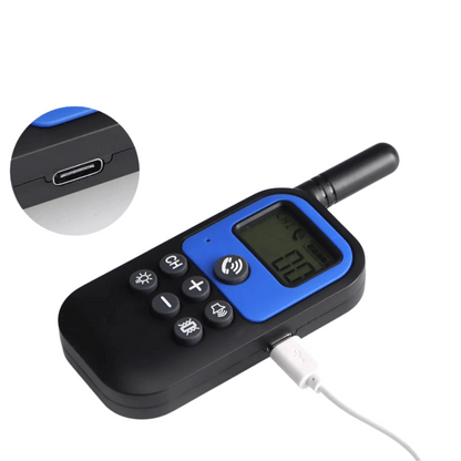 1500m Walkie-Talkie Dog Training Collar for Voice Intercom Control 7