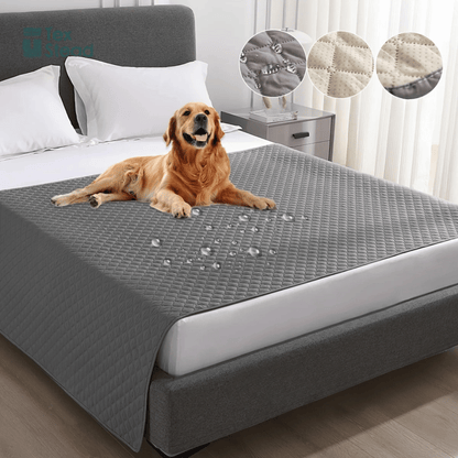 Quilted Water-Resistant Dog Furniture Protector Cover for Beds & Sofas