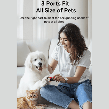Quiet Dog Nail Grinder with Light for Easy & Peaceful Dog Paw Grooming | USB Rechargeable 2