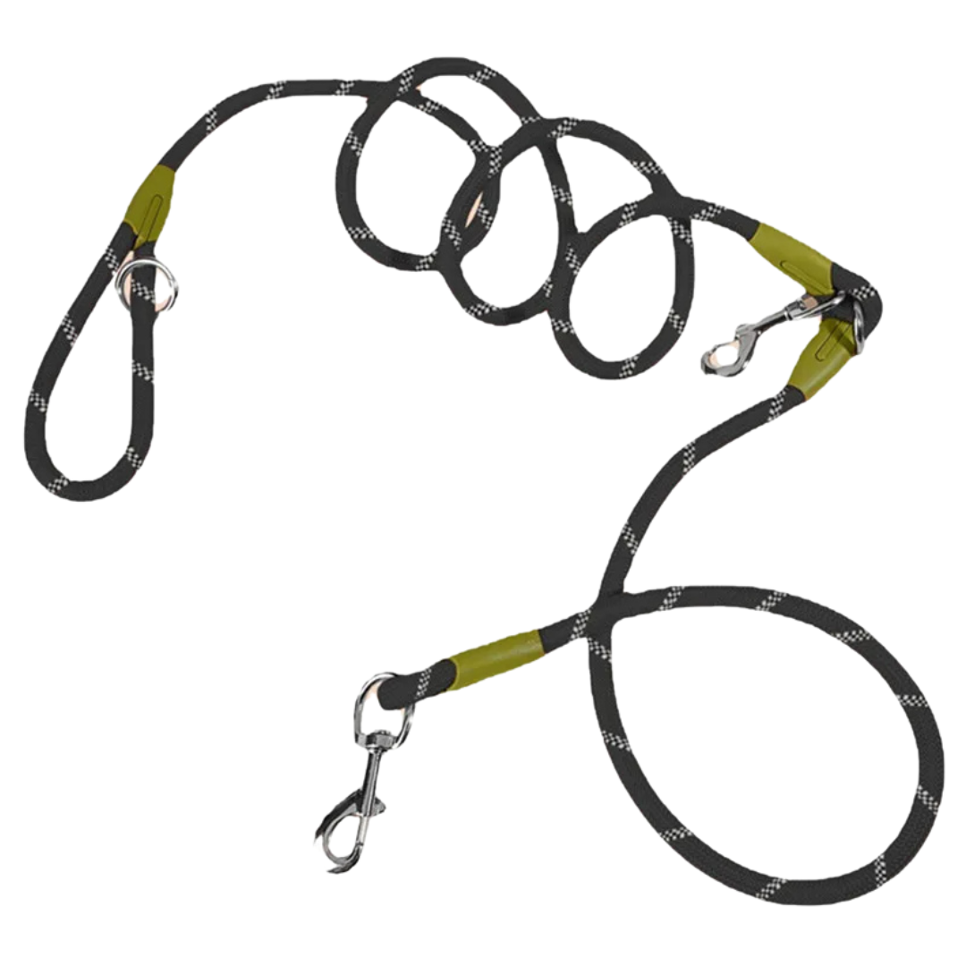 Hands-Free Dog Leash with Thick & Reflective Rope for Larger Breeds | Dog Leash for Running & Walking 1