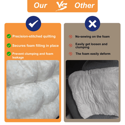 Cloud Comfort Giant & XXL Dog Bed Pillow with Ultra Soft Plush & Washable Cover