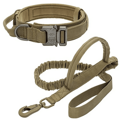 Heavy Duty Military-Style Tactical Dog Collar & Leash for Large & XL Dogs 2