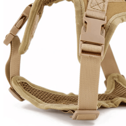 Military-Style Tactical Cat Harness & Leash 18