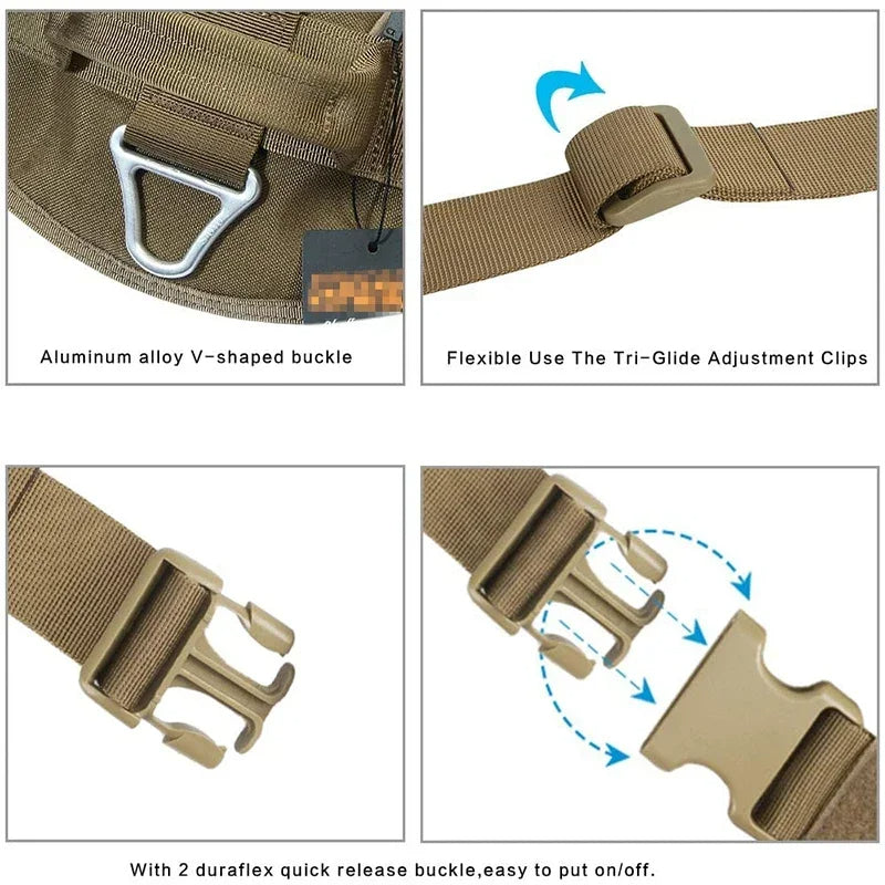 Supportive Military-Style Dog Harness for Big Dogs | Padded No-Pull Dog Vest with Handle 8