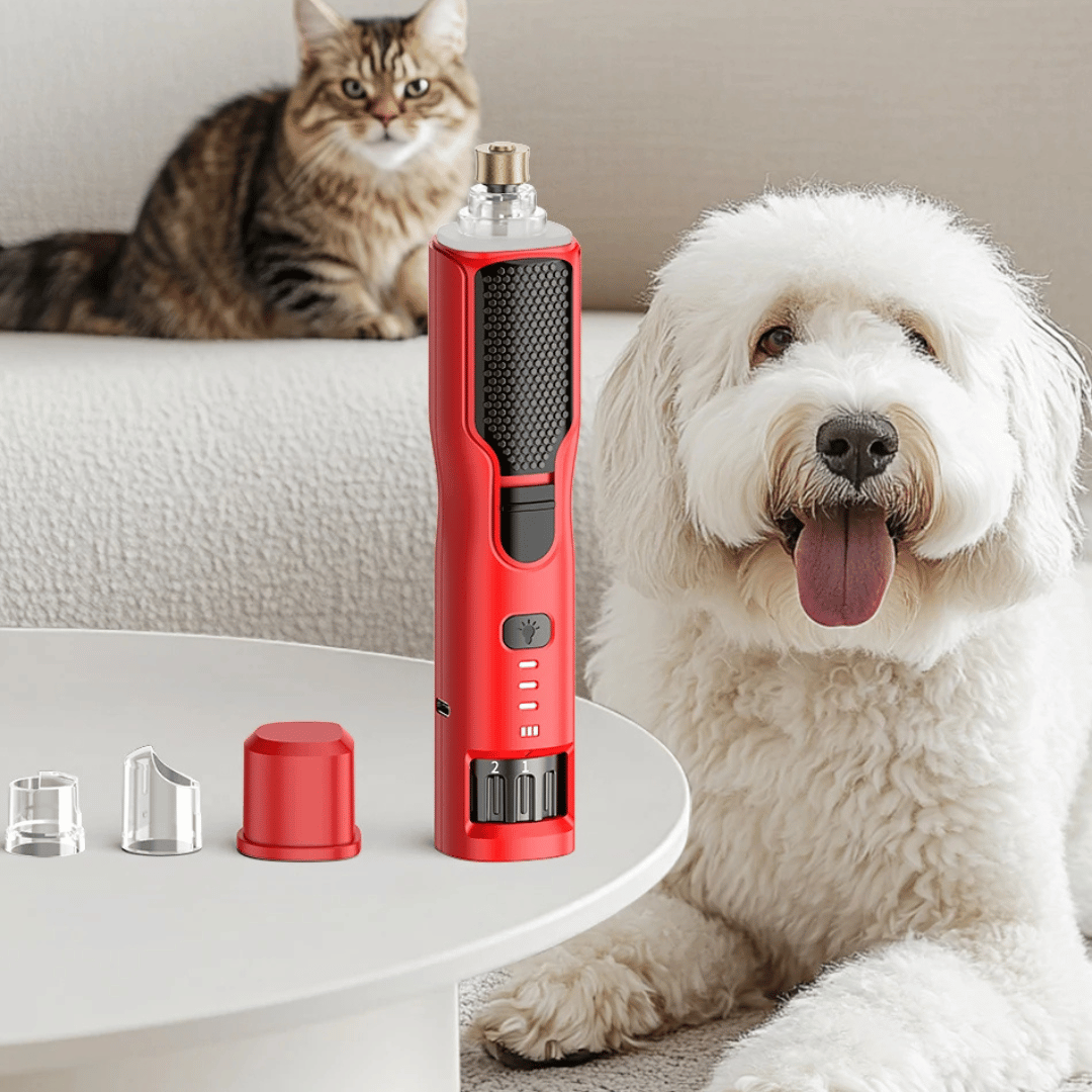 Quiet Dog Nail Grinder with Light for Easy & Peaceful Dog Paw Grooming | USB Rechargeable 13