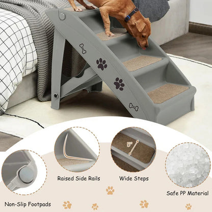 Portable Folding Pet Steps for Small, Senior & Mobility-Impaired Dogs & Cats 2