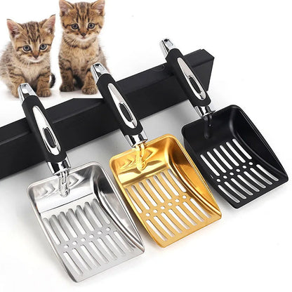 Stainless Steel Cat Litter Scoop for Easy Sifting & Sieving