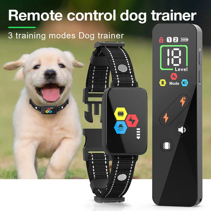 Dog Training eCollar with Slim & Simple Remote for Behaviour Control | Sound, Vibration & Boost Shock | Up to 1000m Range & Waterproof