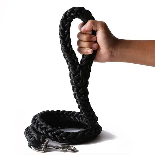 Heavy-Duty Thick & Strong Dog Lead | Durable Braided Nylon Dog Leash