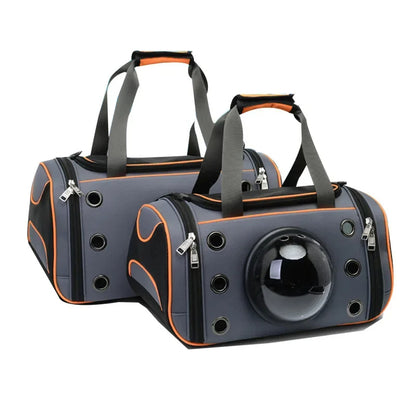 Spacious & Breathable Pet Travel Bag Carrier with Cool Viewing Window for Cats & Small Dogs 13