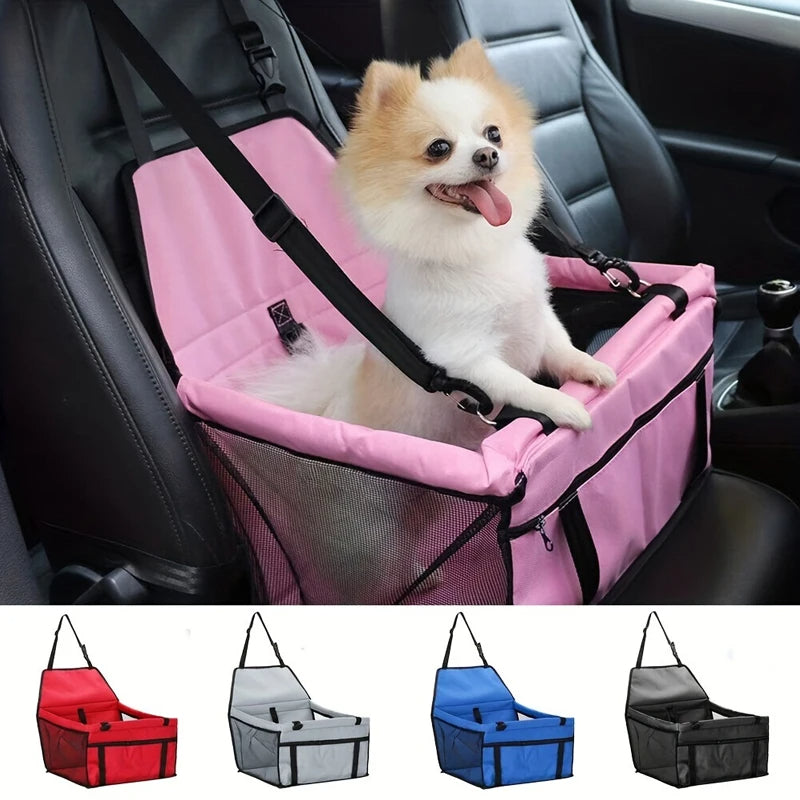 Secure Dog Car Seat Basket | Dog Booster Seat for Safe Car Travel 9