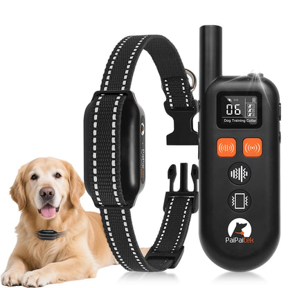No Shock Dog Training Collar for Humane Correction with Remote Control | No Prongs Vibration & Sound