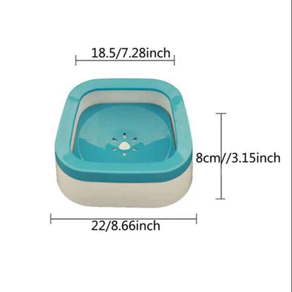 Large Anti-Splash Pet Drinking Bowl for Dogs & Cats | 1L