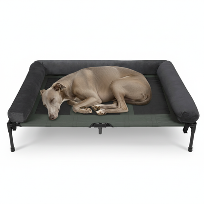 XL Raised Dog Bolster Bed for Large Dogs