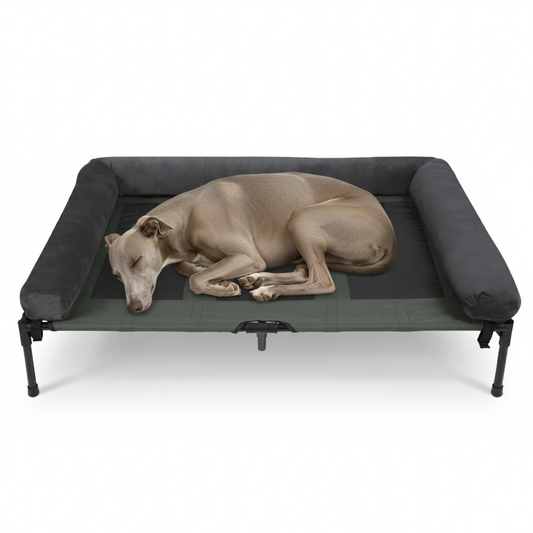 XL Raised Dog Bolster Bed for Large Dogs