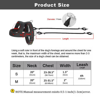 Heavy-Duty Dog Weight Pulling Harness with Padded Comfort for Strength Training 7