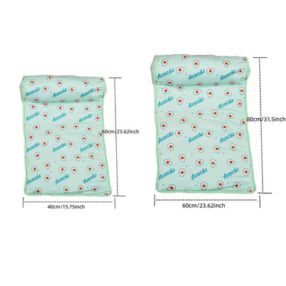 Cute Dog Cooling Mat Pad with Head Support | Breathable & Machine Washable 8