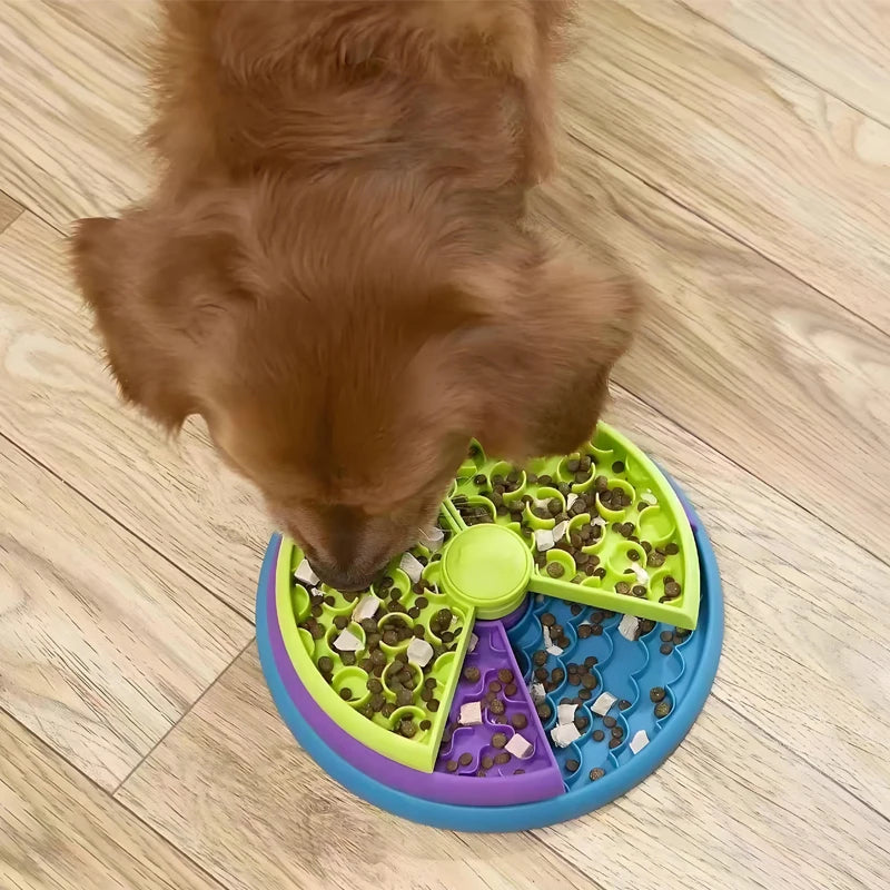 Dog Puzzle Slow Feeder Dog Bowl for Stimulated & Healthy Eating 3
