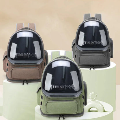 Space Bubble Cat Backpack Carrier | Breathable & Transparent Pet Travel Carrier