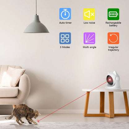 Automatic Laser Cat Toy | USB Rechargeable 8