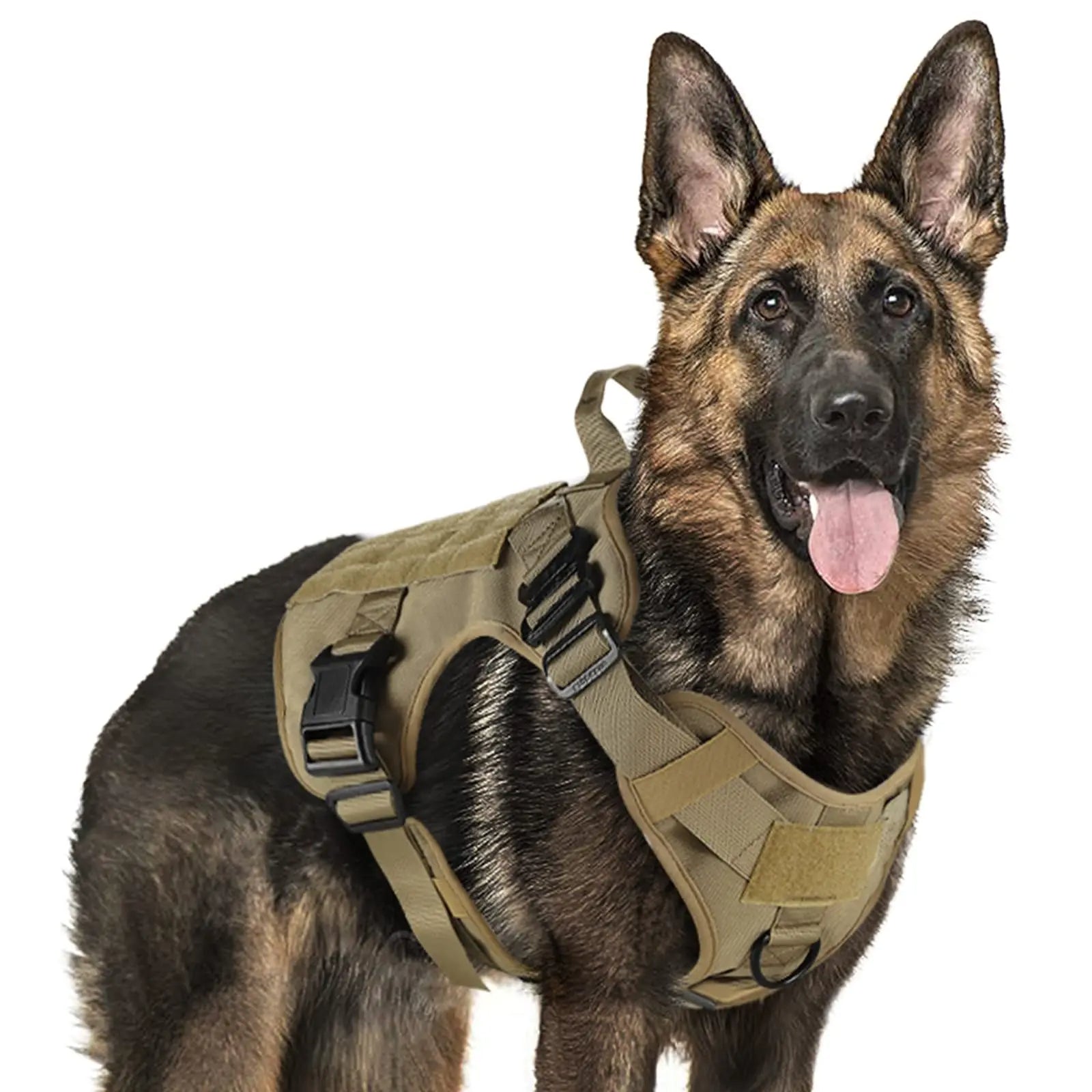 Heavy-Duty Military-Style Dog Harness with Handle for Large Dogs 2