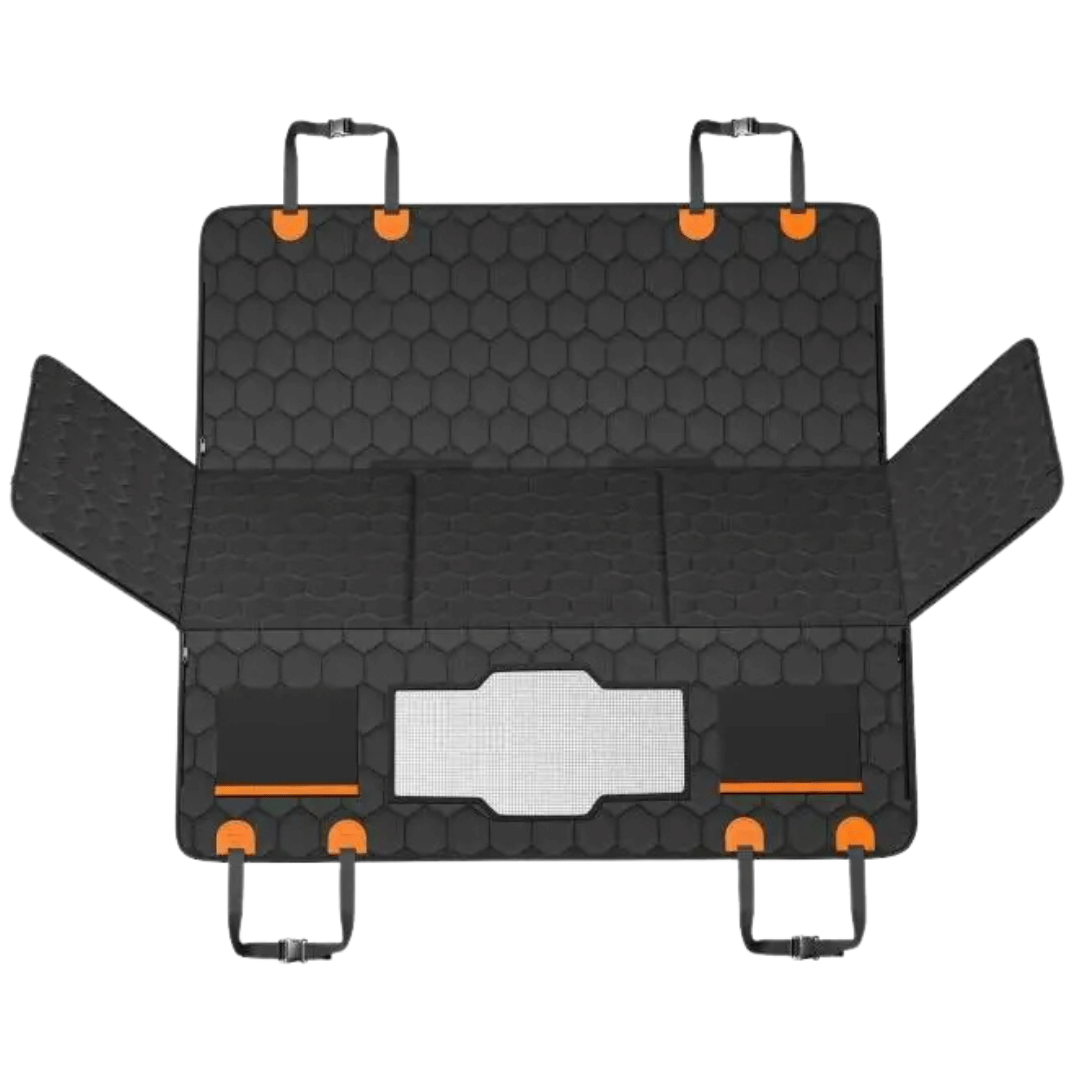 Sturdy & Extended Base Dog Car Seat Cover for Back Seats 1