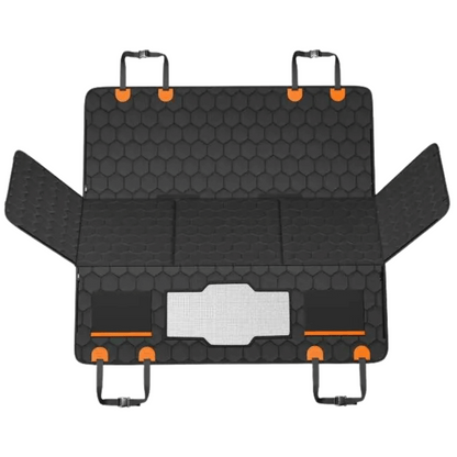Sturdy & Extended Base Dog Car Seat Cover for Back Seats 1