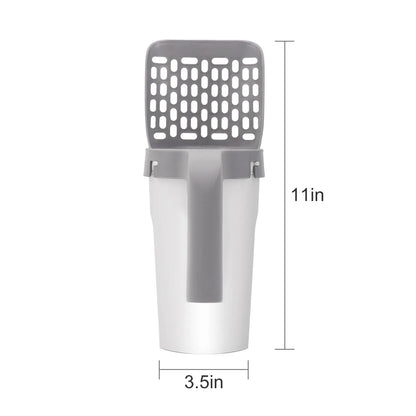 Easy-Scoop Cat Litter Sifter with Attached Waste Container 9