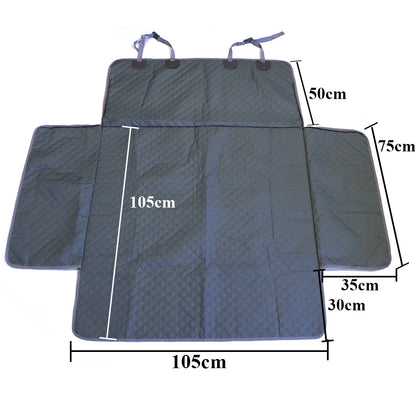 Waterproof Dog-Proof Boot Liner for Cars | Heavy Duty Non-Slip Dog Boot Protector with Bumper Flap | Universal Fit