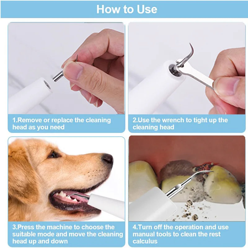 Dog Oral Hygiene Dental Tool Kit | Tartar Control & Teeth Cleaning Set