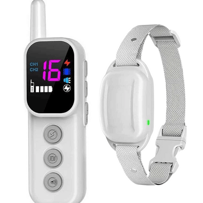 300m Dog Training Collar & Digital Remote Control with Safety Strap 1