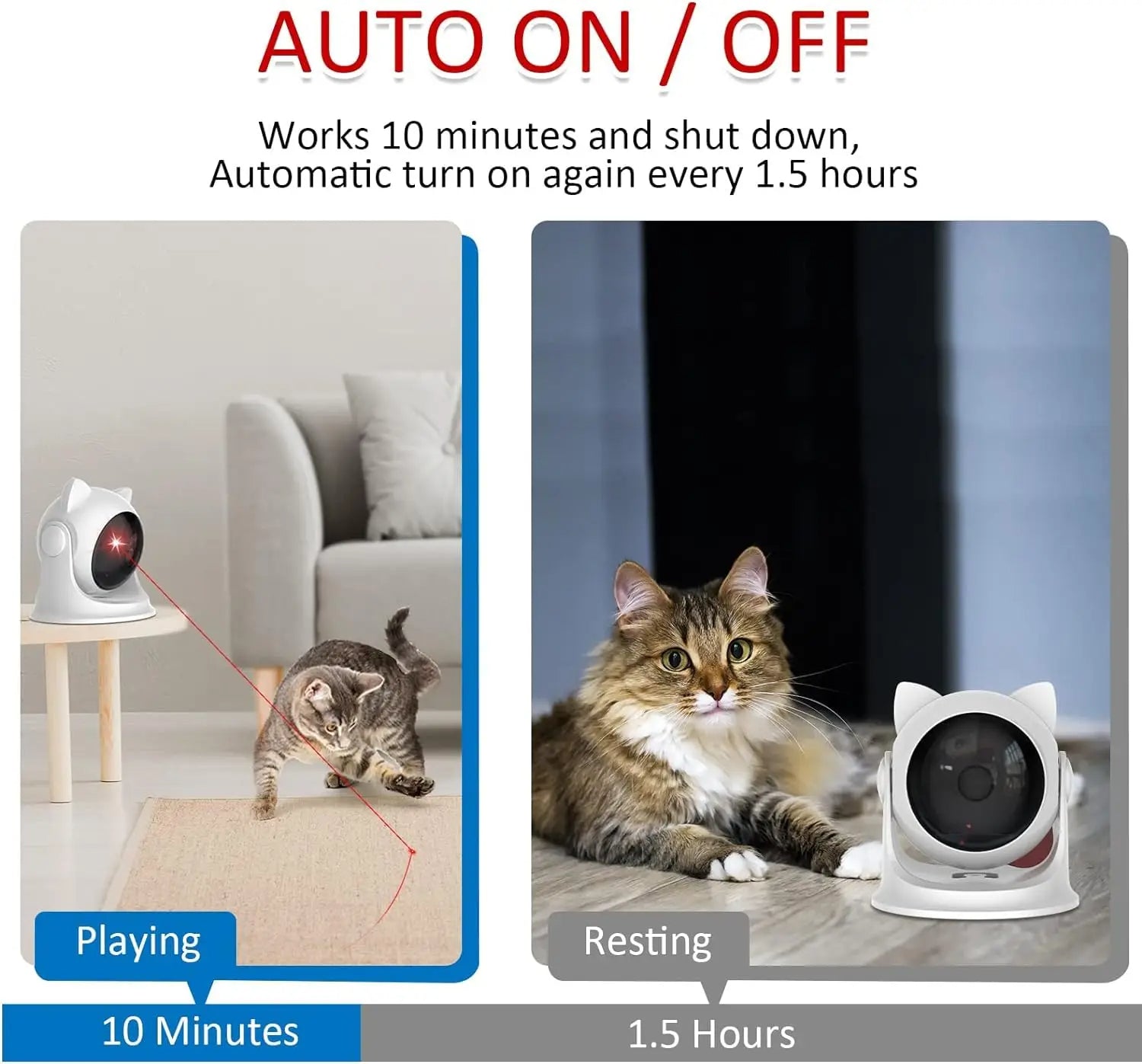 Automatic Laser Cat Toy | USB Rechargeable 5